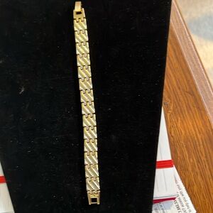 Beautiful intricate gold plated bracelet bought in Milan